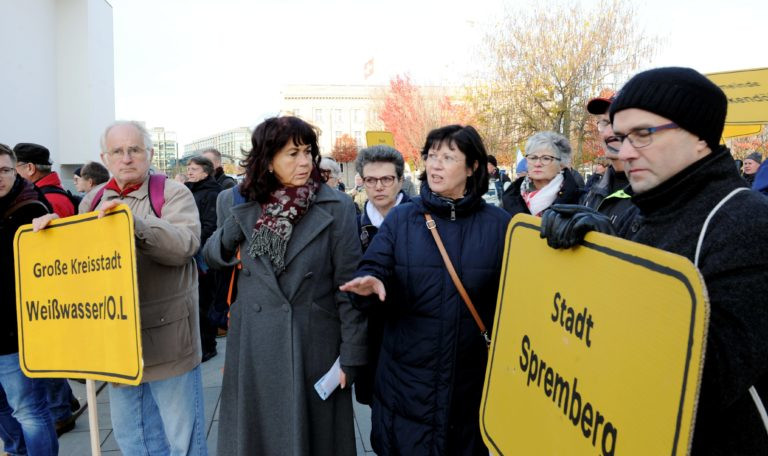 Christine Herntier (Mitte). Foto: Stadt Spremberg/Martin Mogel